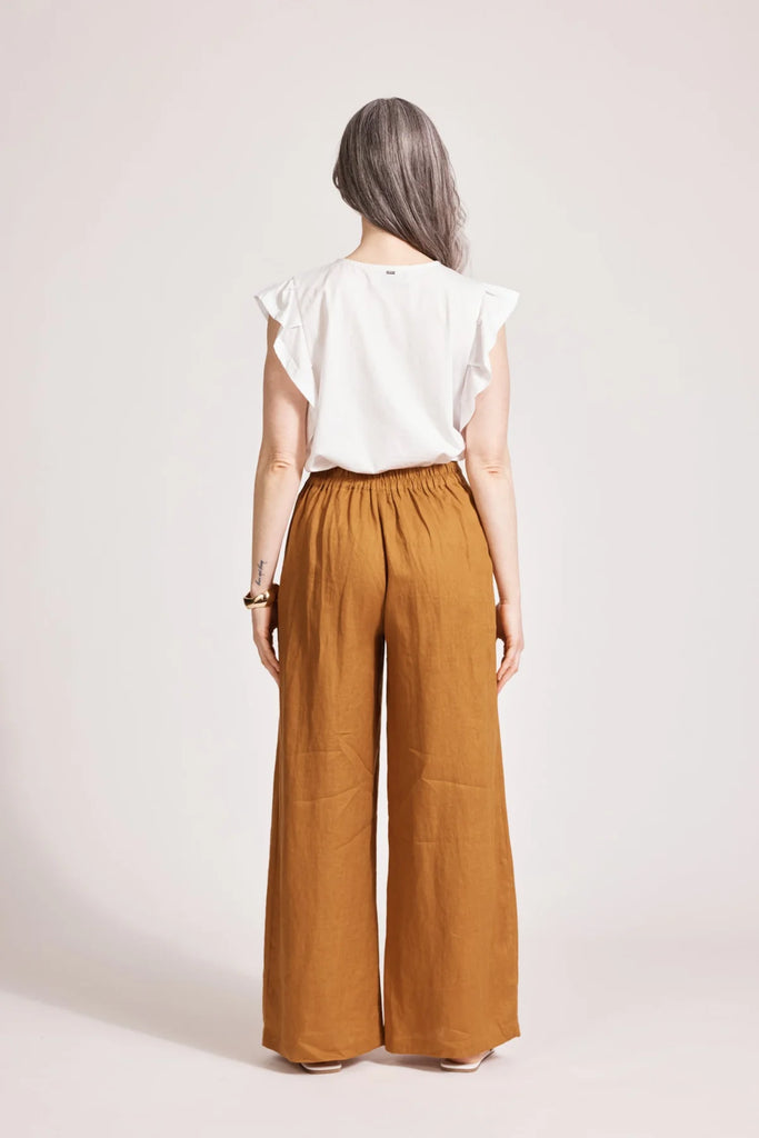 Miramar Palazzo Pant - Caramel