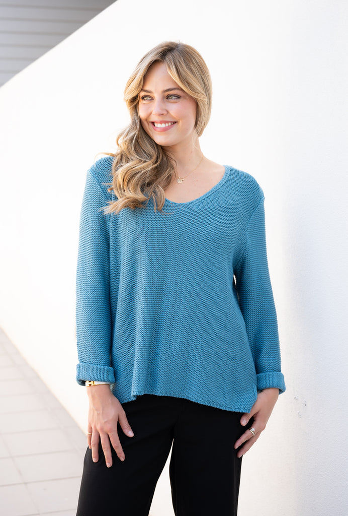 Lucy Knit - Light Turquoise