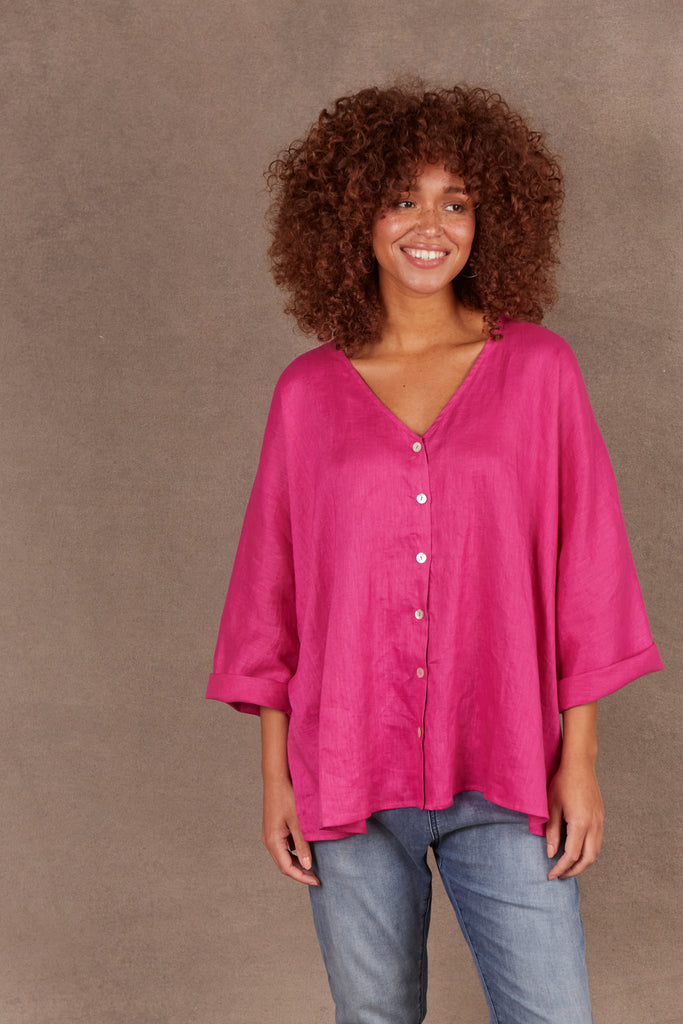 Nama Relaxed Top - Magenta