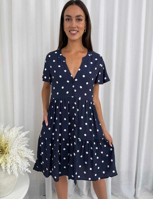 Everyday Day Dress - Polka Dot
