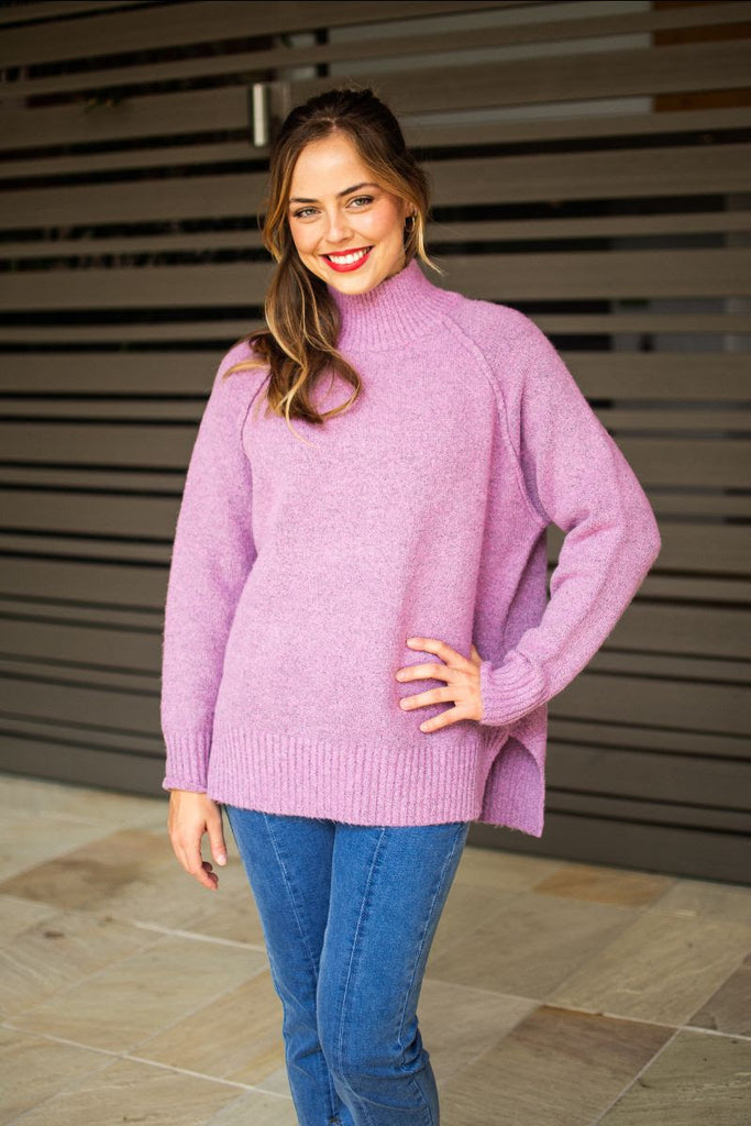 Aria Knit - Dark Pink