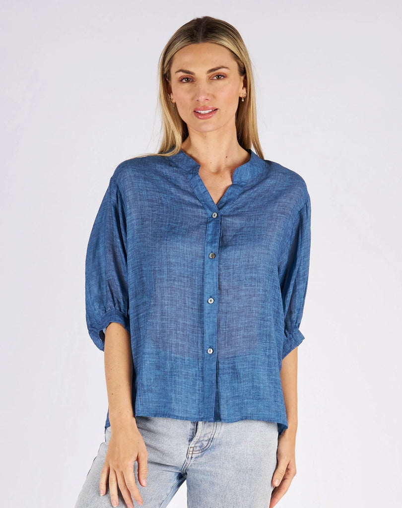 Aurora Blouse - Denim