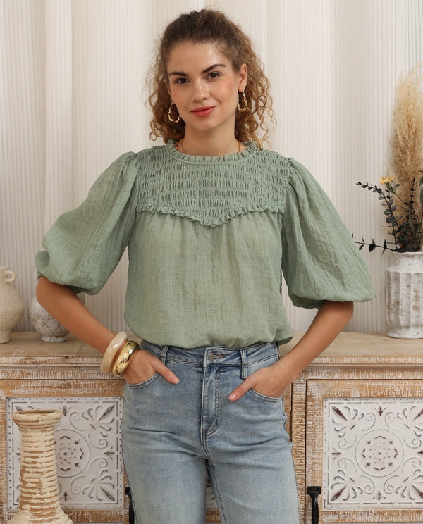 Goddess Blouse - Sage