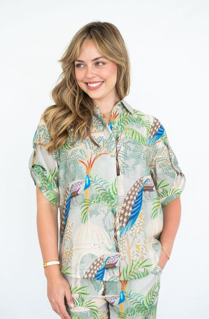 Peacock Blouse