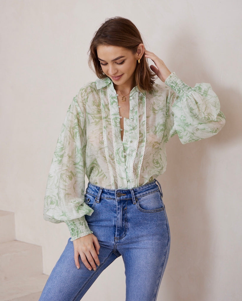 Autumn Blouse - Green