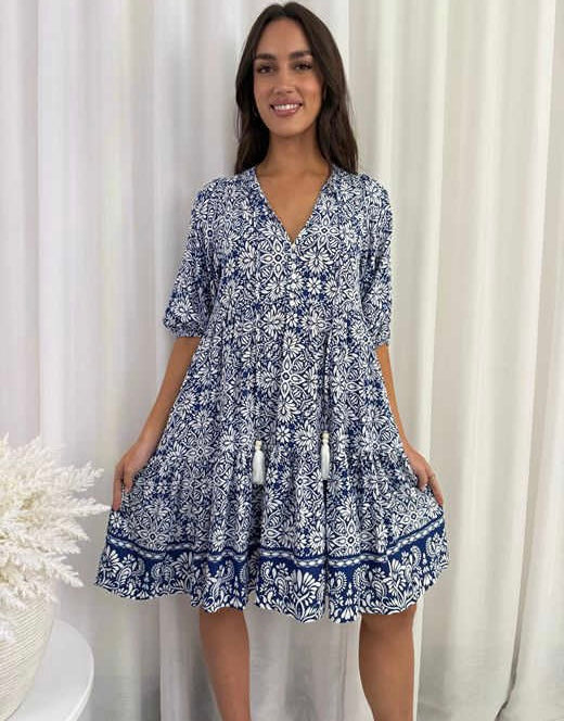 Everyday Dress  - Navy