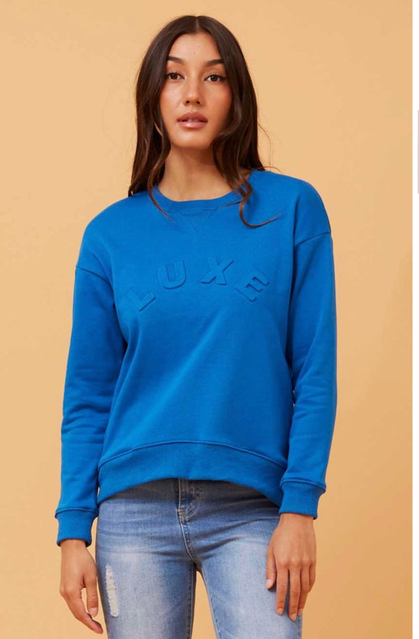Lux Sweater - Cobalt Blue