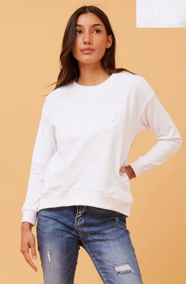Lux  Sweater - White