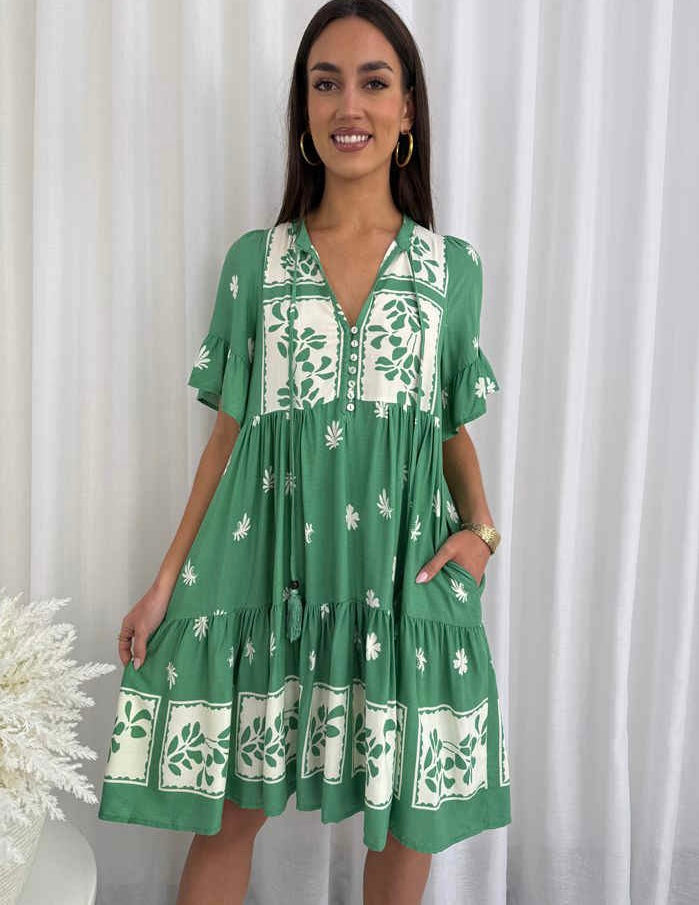 Everyday Dress  - Green