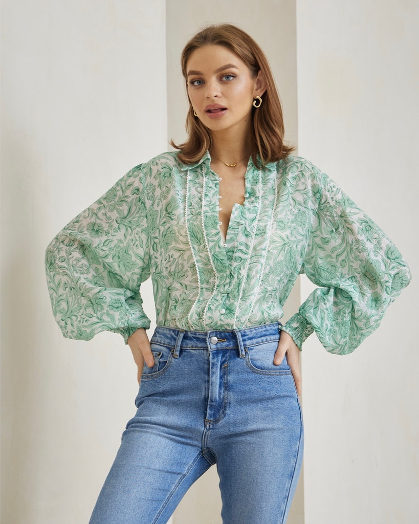 Autumn Blouse - Green