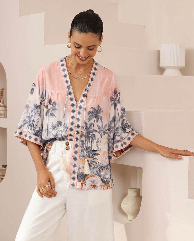 Maeve Print Top