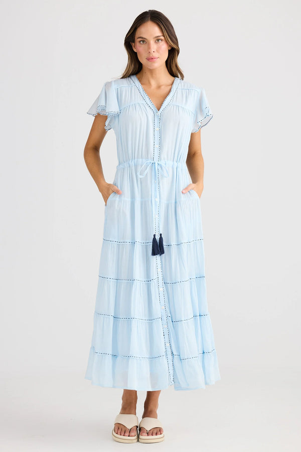 Delilah Dress  - Ice Blue