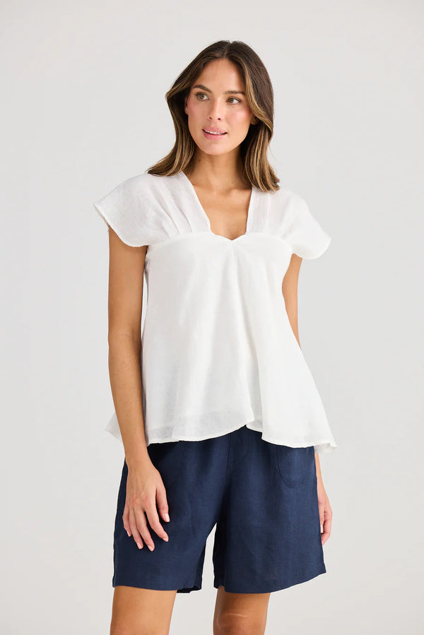 Sail Away Top - White