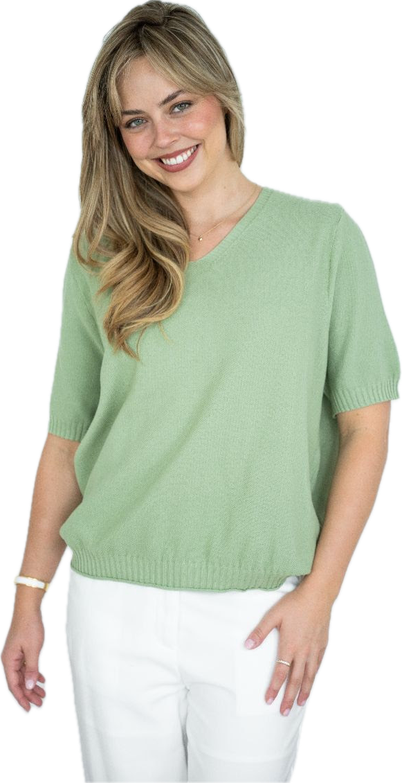 Maddi Knit Top - Sage