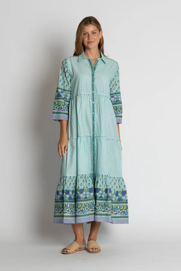 Mississippi Midi Dress - Lagoon