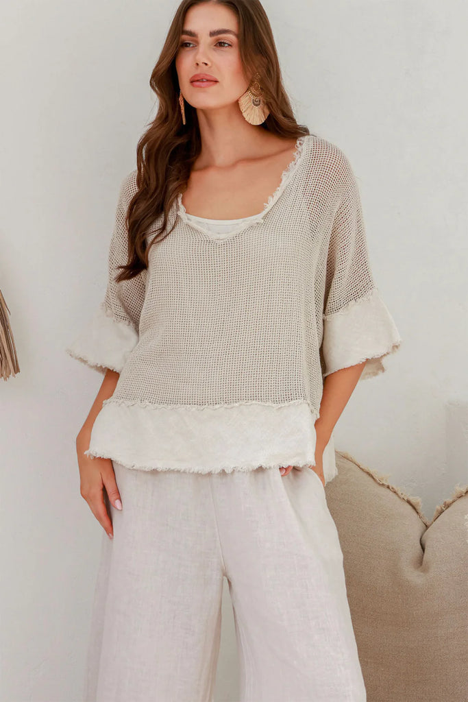 Carina Top - Sand