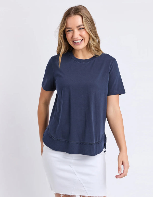 Farrah SS Tee - Dark Sapphire