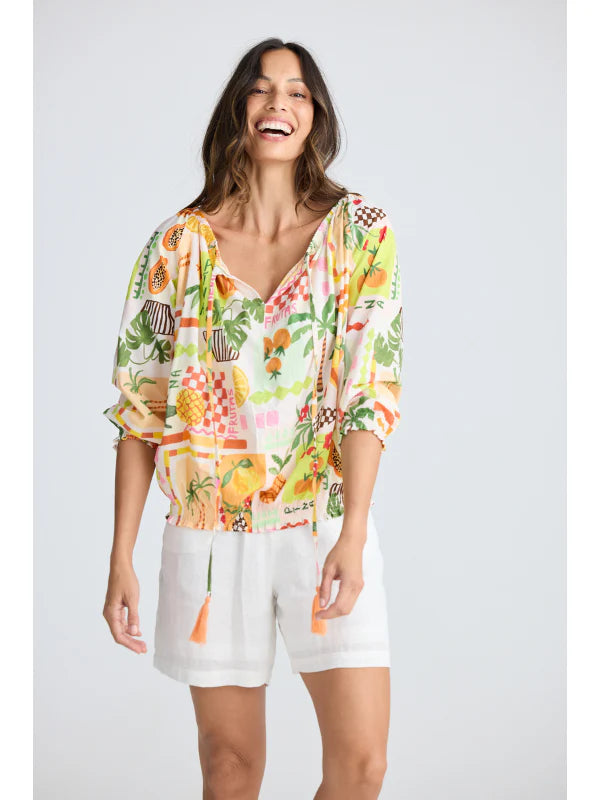 Seaside Top - Tropical Fiesta