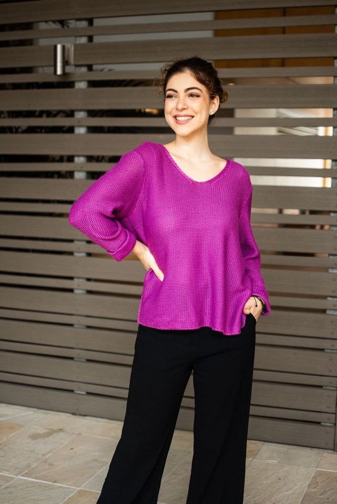 Lucy Knit - Magenta