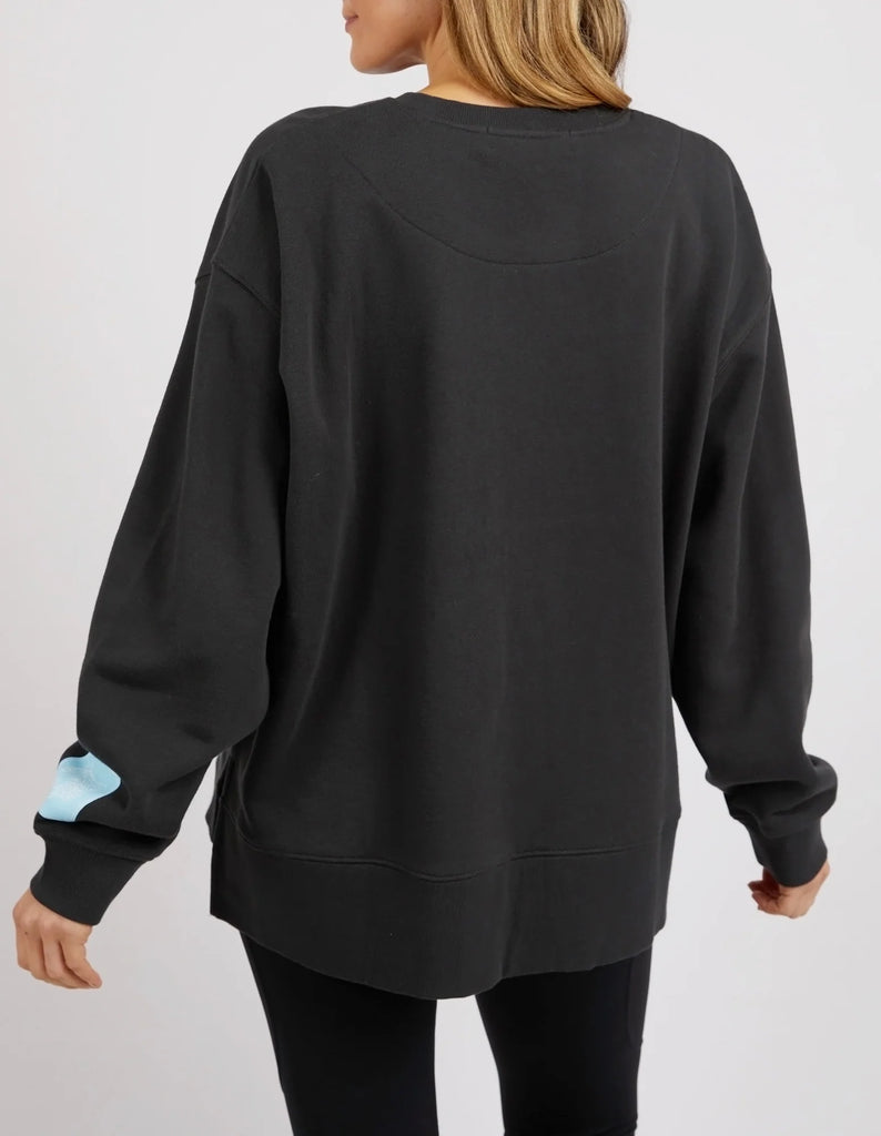 Get There Crew - Washed Black