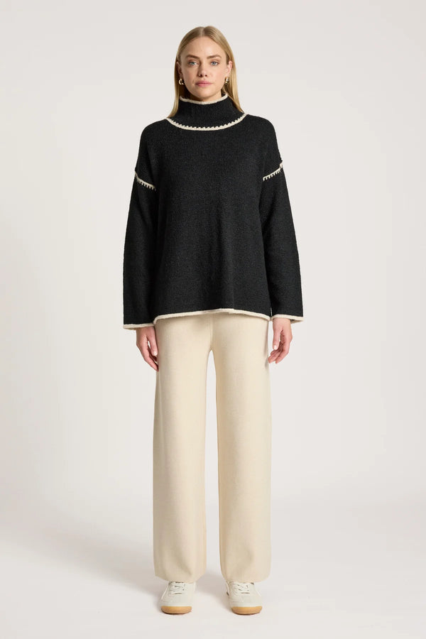 Orin Jumper - Black/Dune