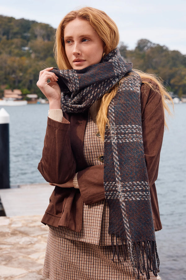 Lennon Scarf - Chocolate