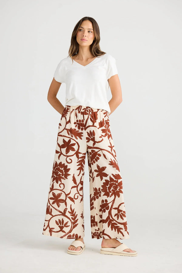 Positano Pant - Cuban Bloom