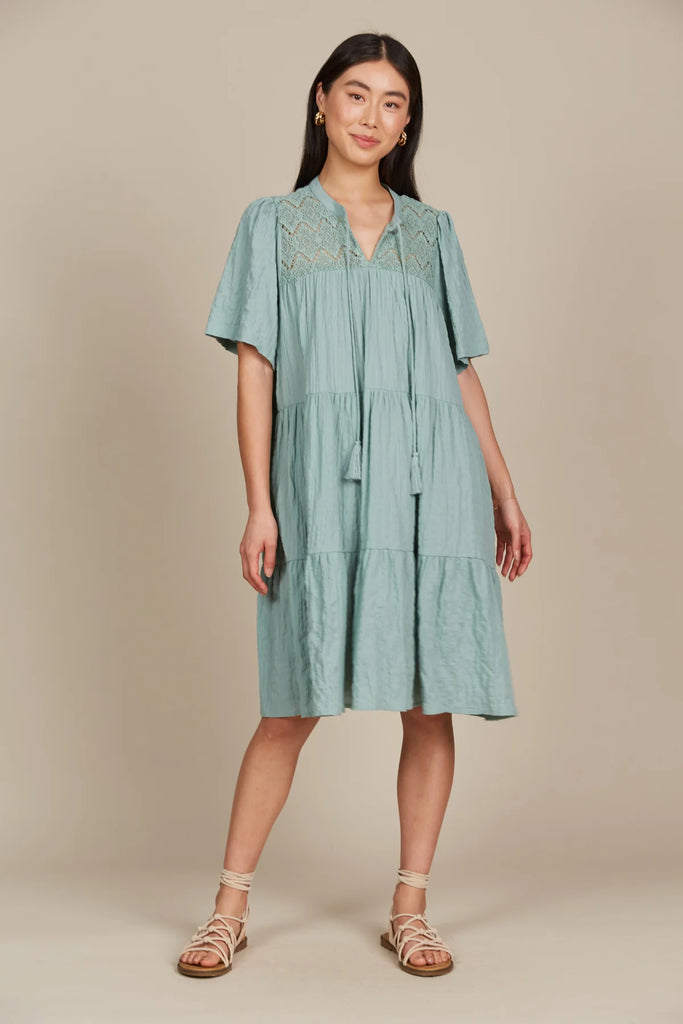 Fleur Dress - Seafoam