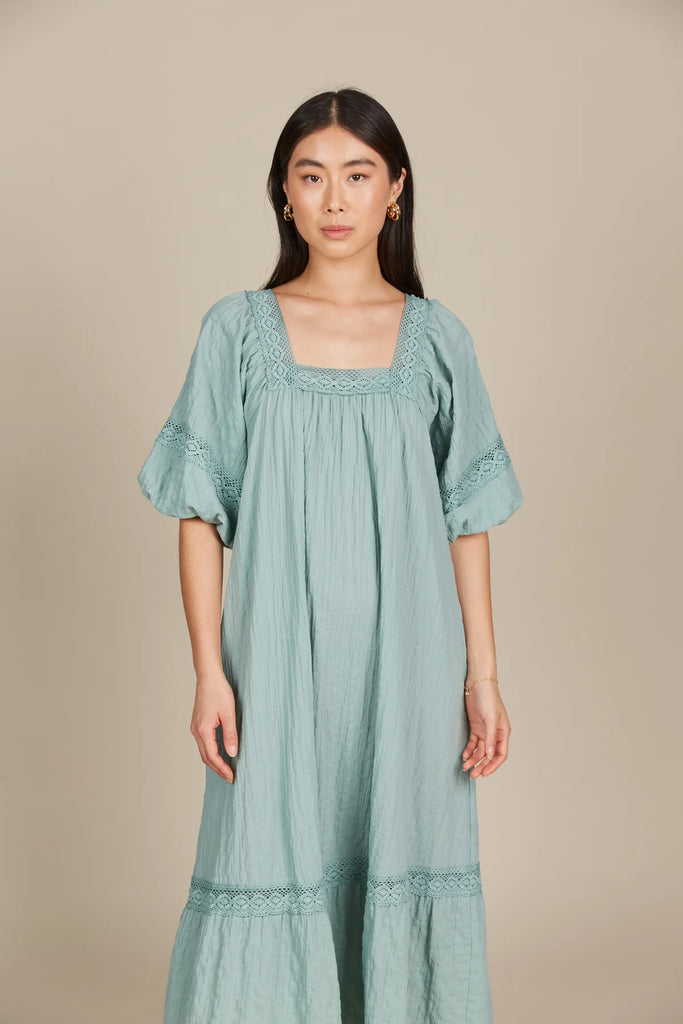 Fleur Maxi - Seafoam