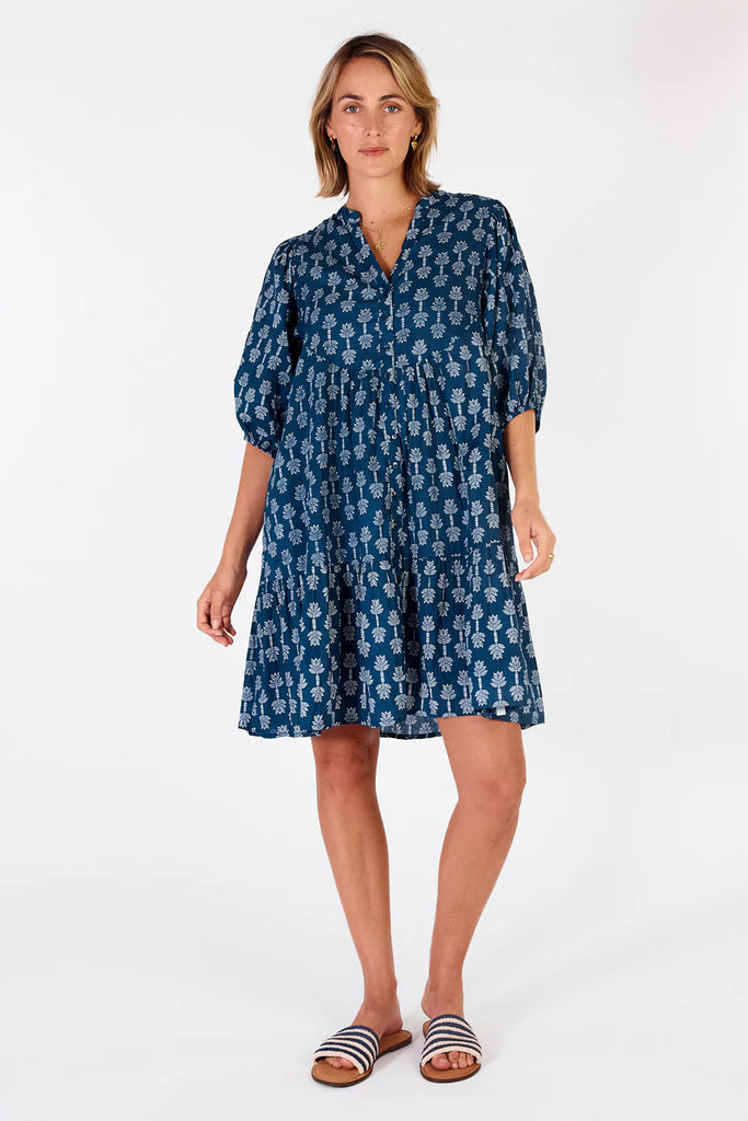 Calgary Dress - Navy