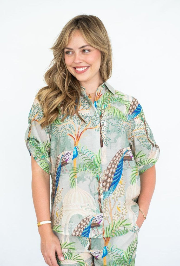 Peacock Blouse