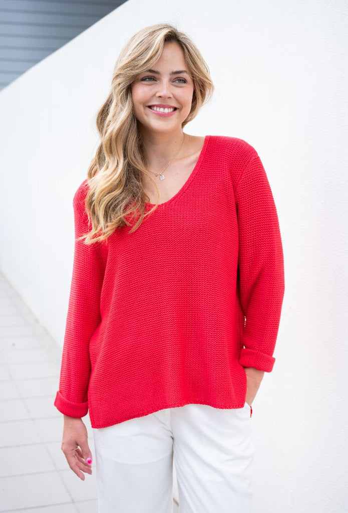 Lucy Knit - Red