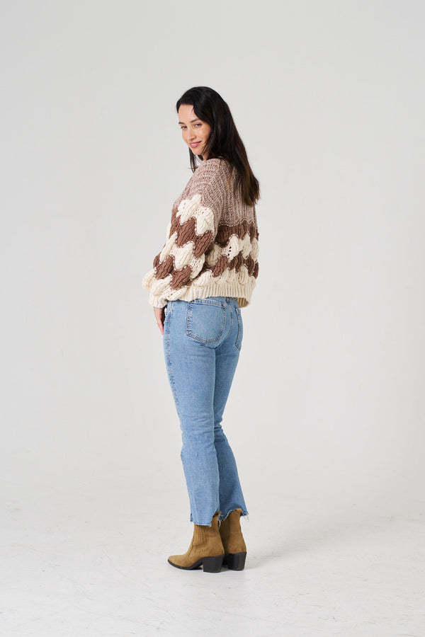 Chunky Knit - Coffee