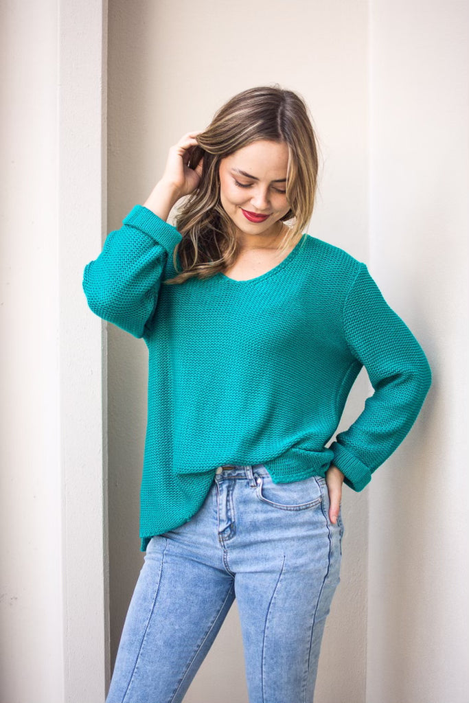 Lucy Knit - Teal