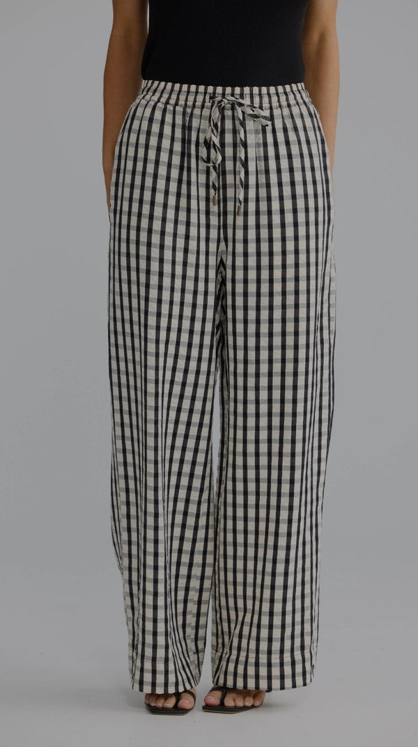 Jude Pant (Black Gingham)