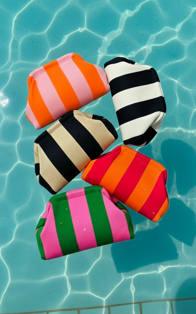 Laguna Clutch - striped