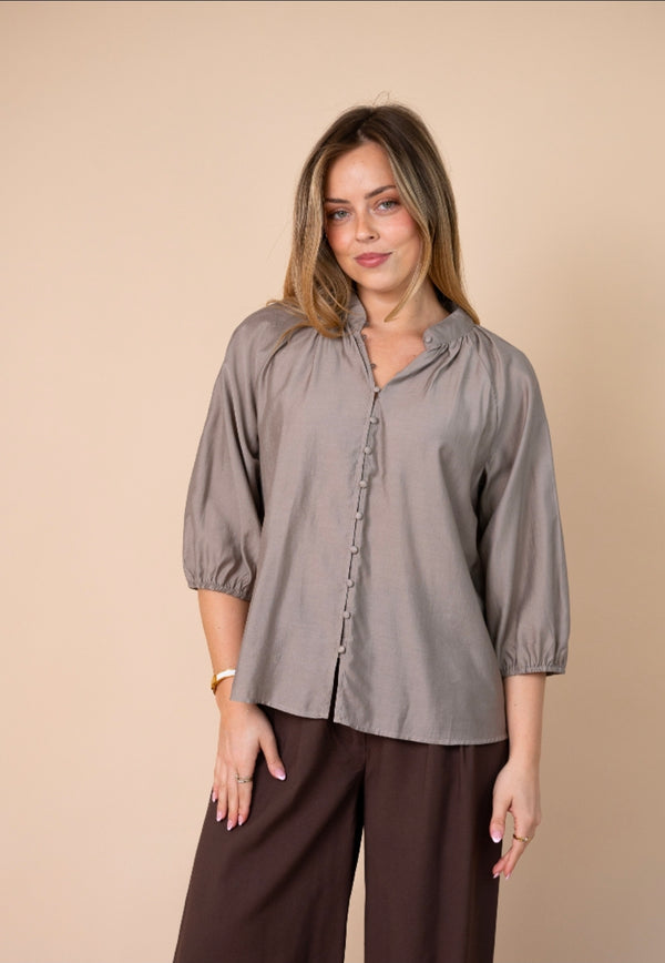 Bondi Top - Taupe
