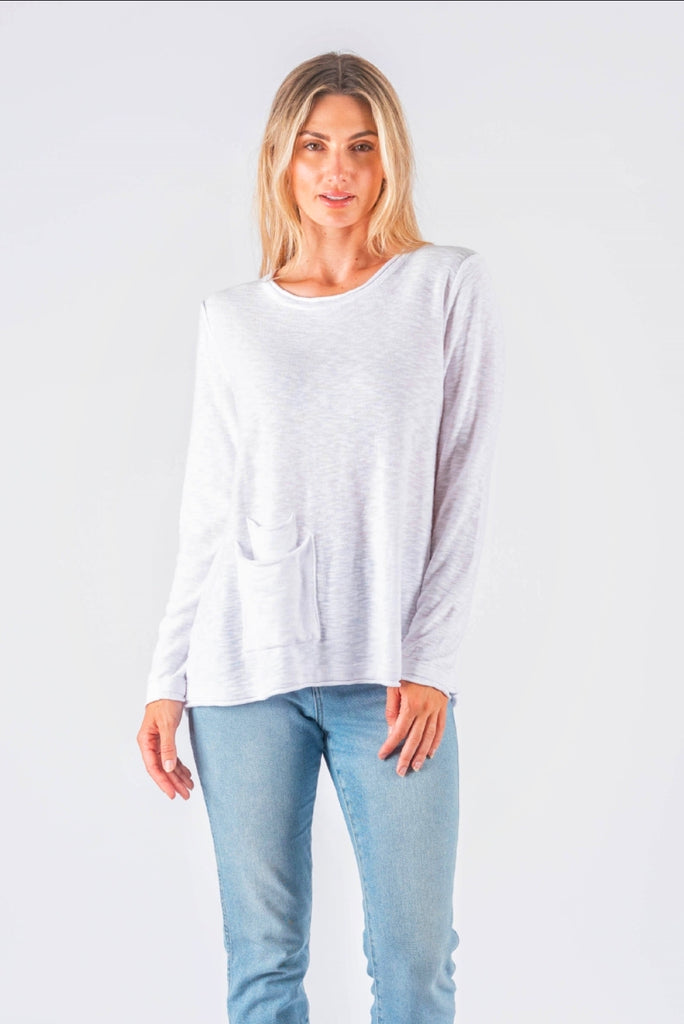 Paloma Knit Top (White)