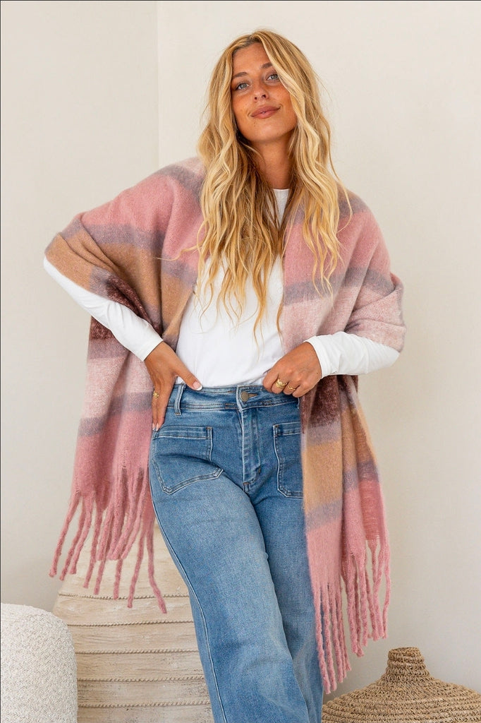 Winter Scarf (Dusty Pink)