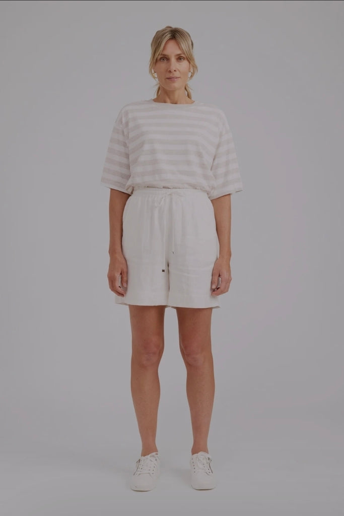 Studio Bermuda Short - White