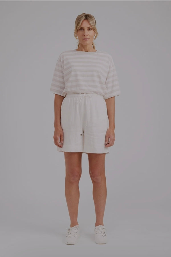 Studio Bermuda Short - White