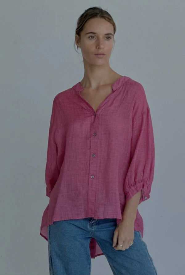 Aurora Blouse - Rose Pink