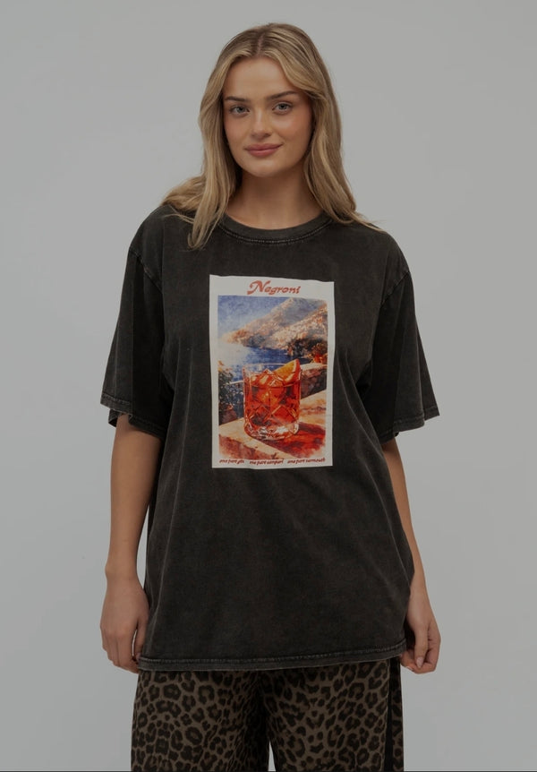 Negroni Tee (Vintage Grey)