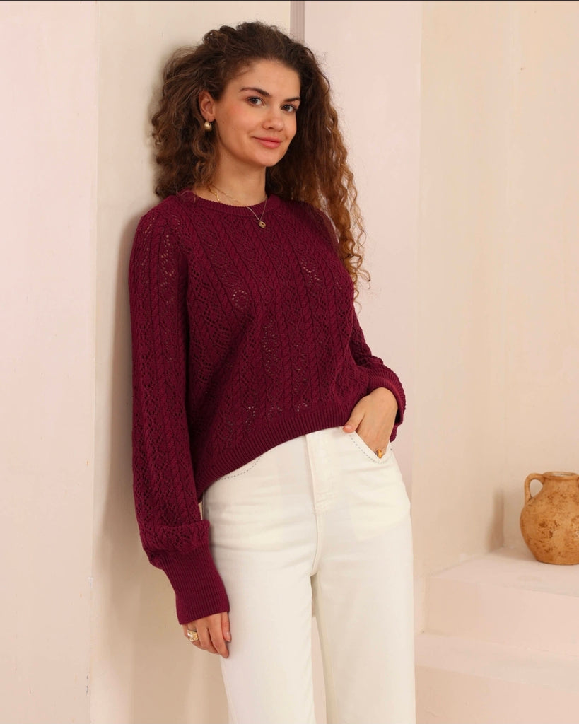 Arianna Jumper (Wine)