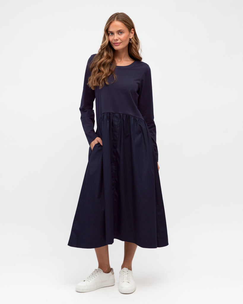 Bella Navy Dress