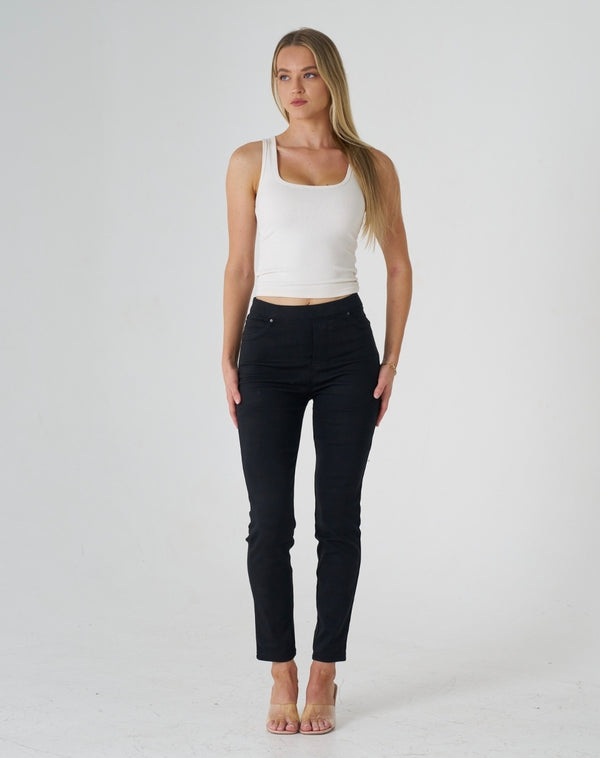 Black Skinny Leg Jeans