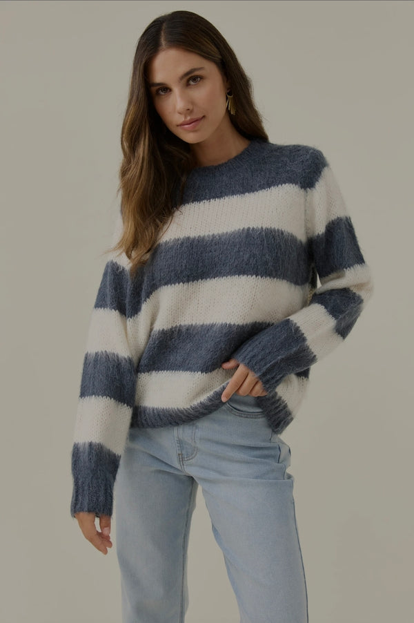 Pallas Jumper (Navy Stripe)