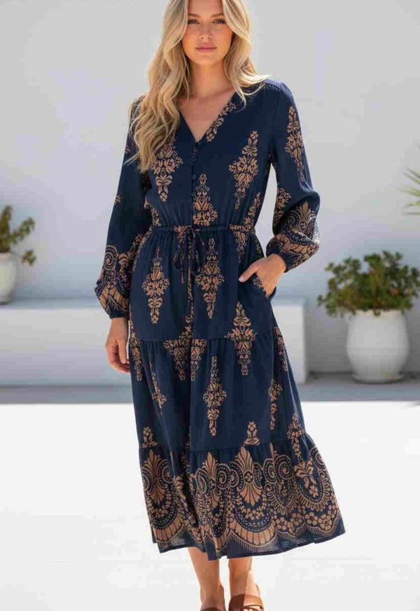 Kirra Dress - Navy