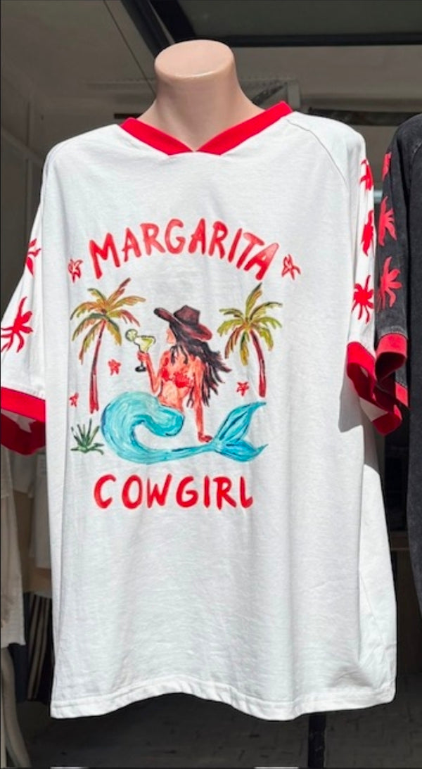 Margarita Cowgirl T-Shirt (White)