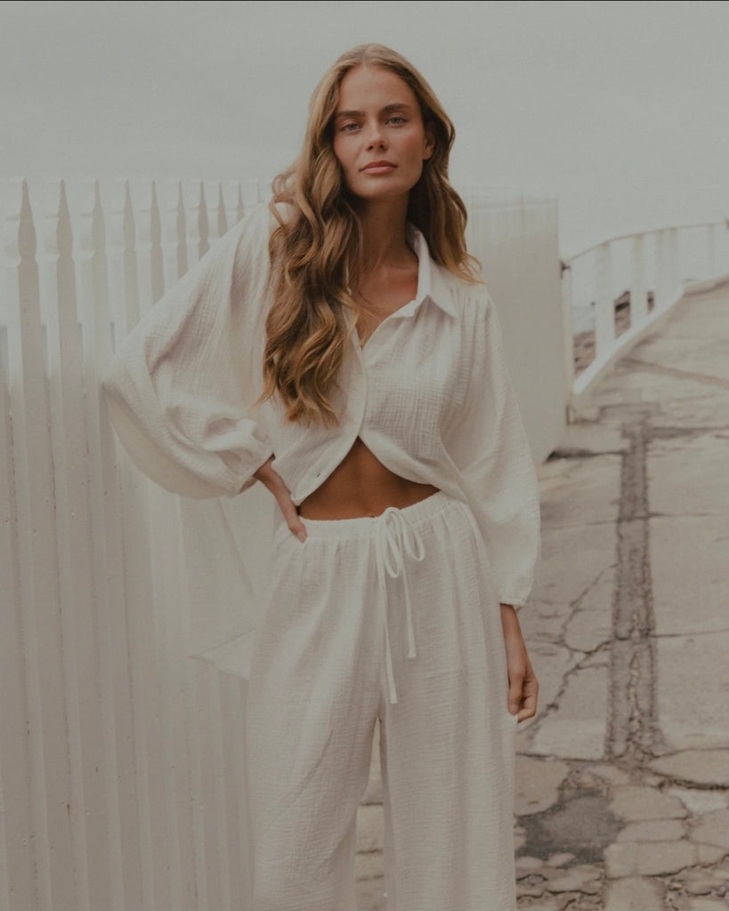 Lydia Pant - White